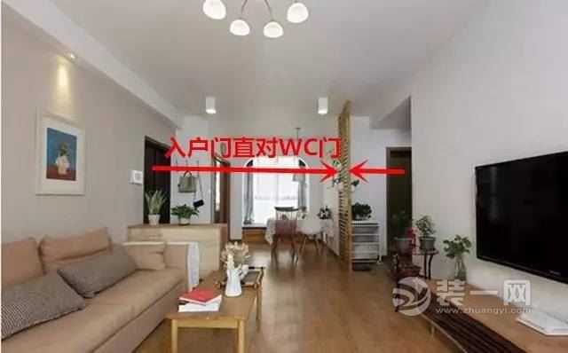 大门正对厕所格局怎么装修?苏州装修网教你化解它